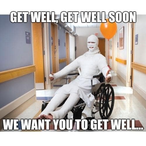 funny get well soon memes