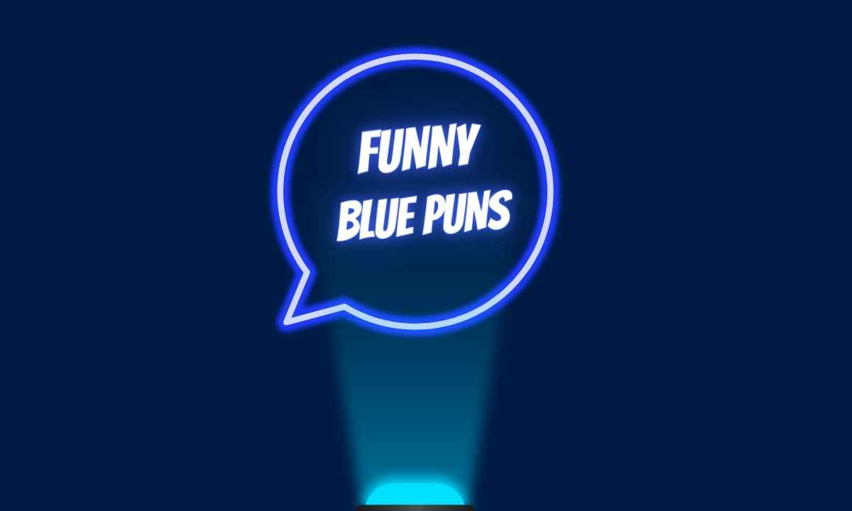 funny Blue Puns