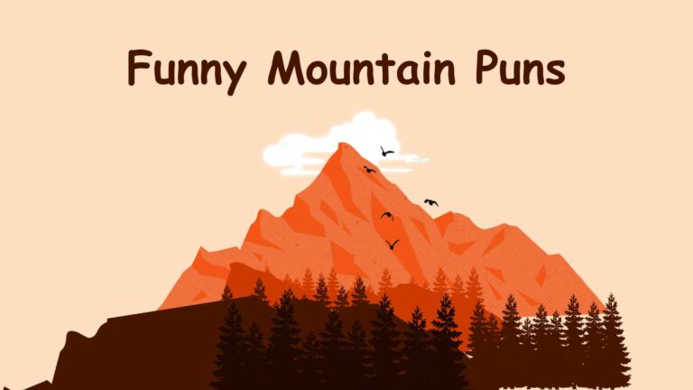 hilarious Mountain Puns